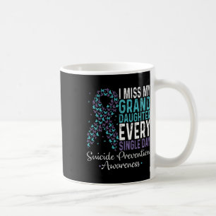 Ich vermisse meine Enkelin jeden Single Selbstmord Kaffeetasse
