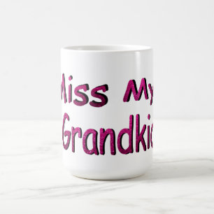 Ich vermisse meine Großkinder Kaffeetasse