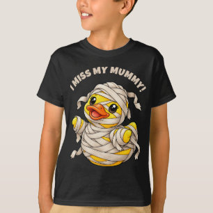 Ich vermisse meine Mumien-Gummiente Halloween T-Shirt