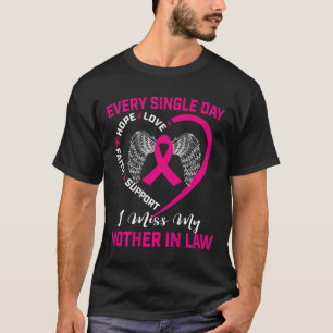 Ich vermisse meine Mutter im Jura Brustkrebs Grafi T-Shirt