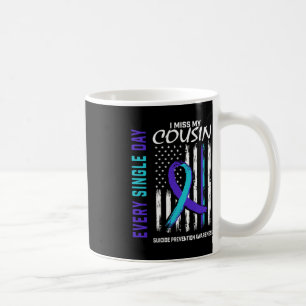 Ich vermisse meinen Cousin Suizidbewusstsein Aware Kaffeetasse