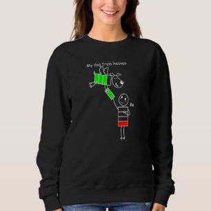 Ich vermisse meinen Hund so sehr Engelshund gibt B Sweatshirt