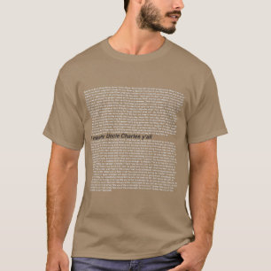 Ich vermisse meinen Onkel Charles  T-Shirt