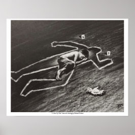 Ich vermisse meinen Vater Holzkohle, gezeichnet vo Poster