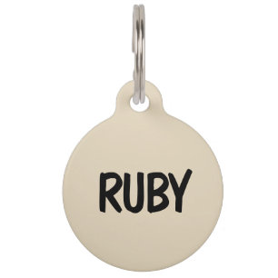 Ich vermisse meinen Vater/Mama Hund Beige Telefonn Haustiermarke