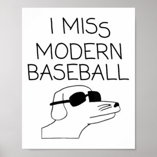 Ich vermisse moderne Bysebyll Vintage lustige Byse Poster