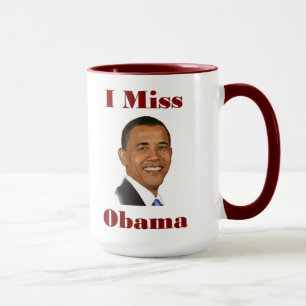 Ich vermisse Obama Tasse