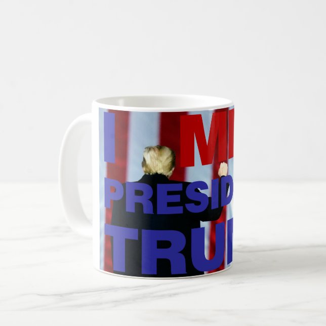 Ich vermisse Präsident Trump Kaffeetasse (Vorderseite Links)