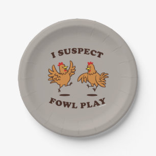 Ich vermute, dass Fowl Play spielt Pappteller