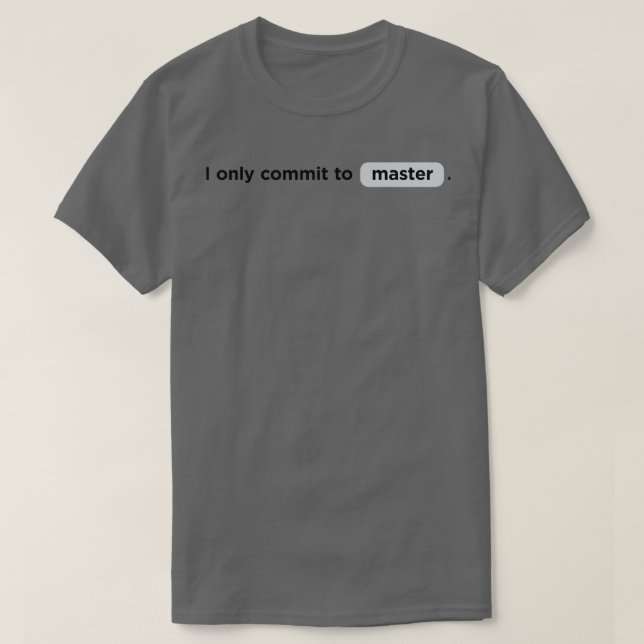 Ich verpflichte mich nur, T-Shirt (Design vorne)