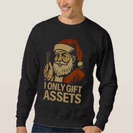 Ich verschenke nur Assets™ Weihnachts Crypto DeFi  Sweatshirt