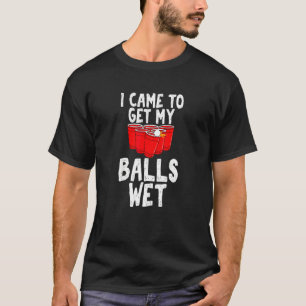Ich versenk sie, du trinkst sie Beer Pong Trinkspi T-Shirt