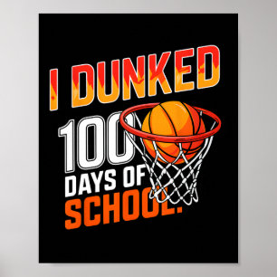 Ich versenkte 100 Tage Schule Sketll 100 Tage schl Poster