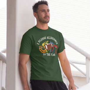 Ich verspreche die Legitimation für die Flag Footb T-Shirt