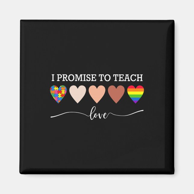 Ich verspreche, die Liebe zu schulen, dass sie sic Magnet (Vorne)