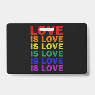 Ich verspreche, Liebe LGBT-Q Pride Stolz Ally Te z Ausweis