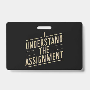 Ich verstehe den Auftrag 2024 von Vote Kamala Ausweis