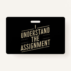 Ich verstehe den Auftrag 2024 von Vote Kamala Ausweis