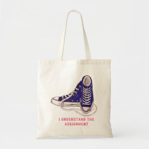 Ich verstehe die Art der "Assignment Blue Sneakers Tragetasche