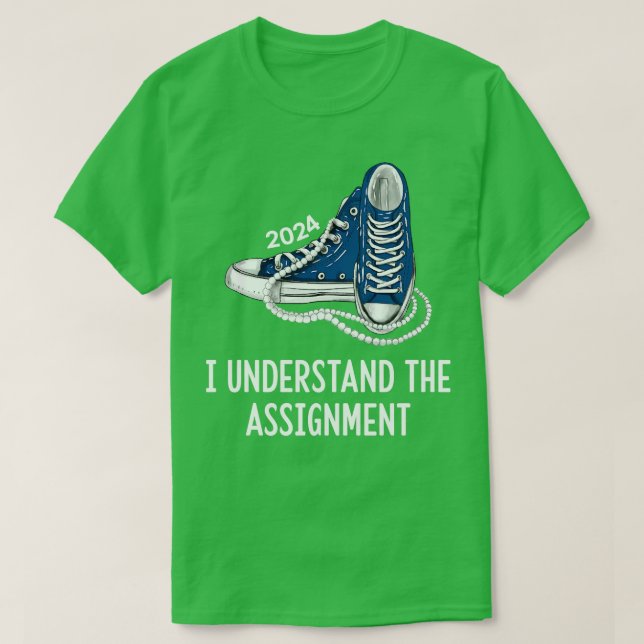 Ich verstehe die Assignment Sneakers and Pearls Ka T-Shirt (Design vorne)