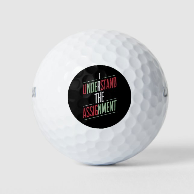Ich verstehe die Zuweisung 2024 Golfball (Vorderseite)