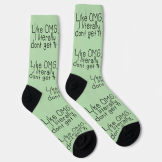 Ich Verstehe Es Nicht Sassy Lustiger Spruch Socken