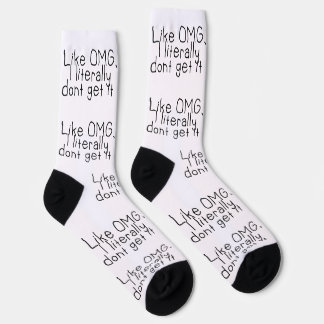 Ich Verstehe Es Nicht Sassy Lustiger Spruch Socken