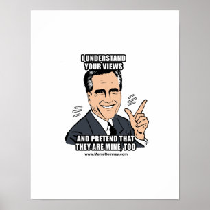 ICH VERSTEHE IHRE ANSICHTEN POSTER