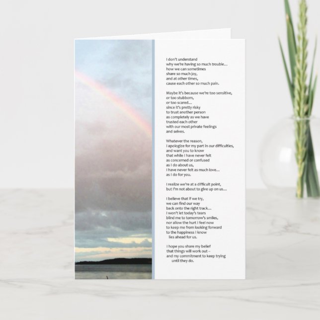 Ich verstehe nicht... Beziehungen Karte (Vorderseite)