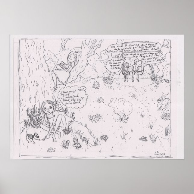 Ich verstehe, sie verstehen es nicht poster (Vorne)