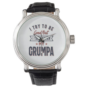 Ich versuche, gut zu sein, aber ich nehme nach mei armbanduhr