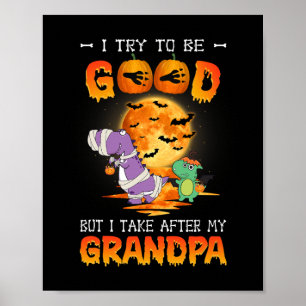 Ich versuche, gut zu sein, aber ich nehme nach mei poster