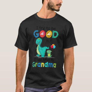 Ich versuche, gut zu sein, aber ich nehme nach mei T-Shirt