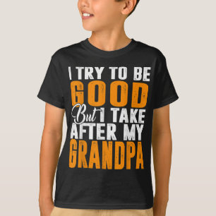 Ich versuche, gut zu sein, aber ich nehme nach mei T-Shirt