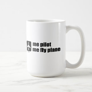 ich Versuchs ich Fliegen-Flugzeug Tasse