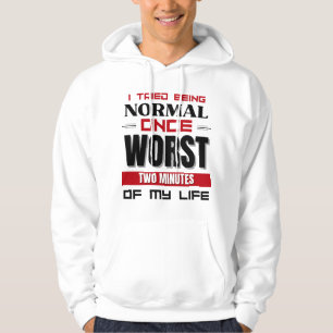 Ich versuchte, ein einst humorvolles, sarkastische hoodie