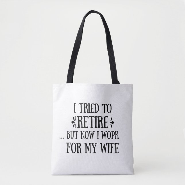 Ich versuchte, Funny Retirement Geschenke für Männ (Vorderseite)