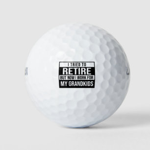 Ich versuchte, in Rente zu gehen, aber jetzt arbei Golfball