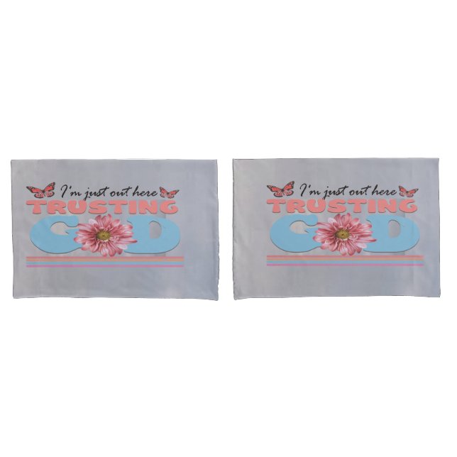 Ich vertraue hier nur Gott Pillowcases Kissenbezug (Vorderseite-Set)