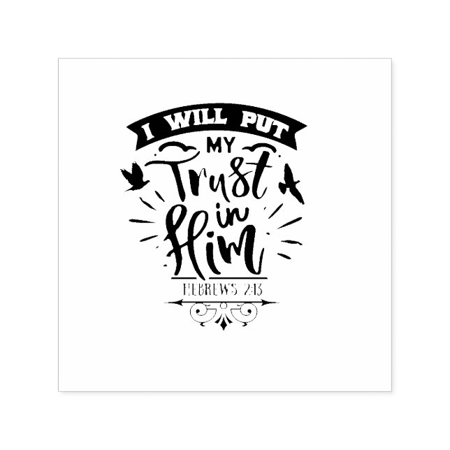 Ich vertraue ihm permastempel (Design)
