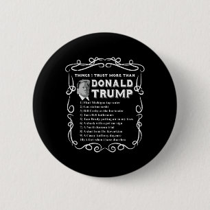 Ich vertraue mehr als Donald Trump Anti Potus Vote Button