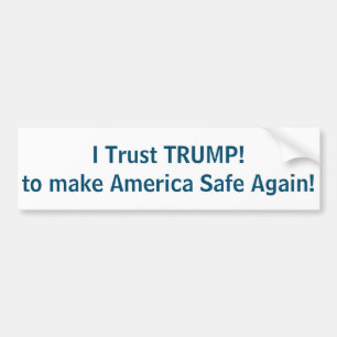 Ich vertraue TRUMPF, um Amerika-Safe wieder Autoaufkleber