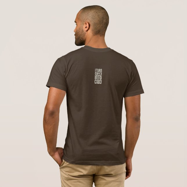 Ich verwandle Kaffee in Code Programmierer  T-Shirt (Schwarz voll)