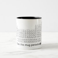 Ich verwende diese Tasse periodisch wissenschaftli