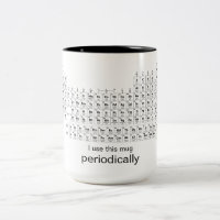 Ich verwende diese Tasse periodisch wissenschaftli