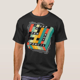 Ich verwende einen Stift, keinen Bleistift, lustig T-Shirt