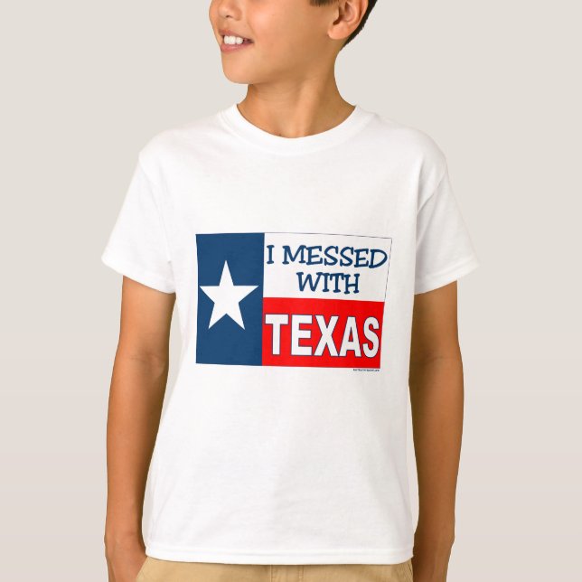 Ich verwirrte mit Texas T-Shirt (Vorderseite)