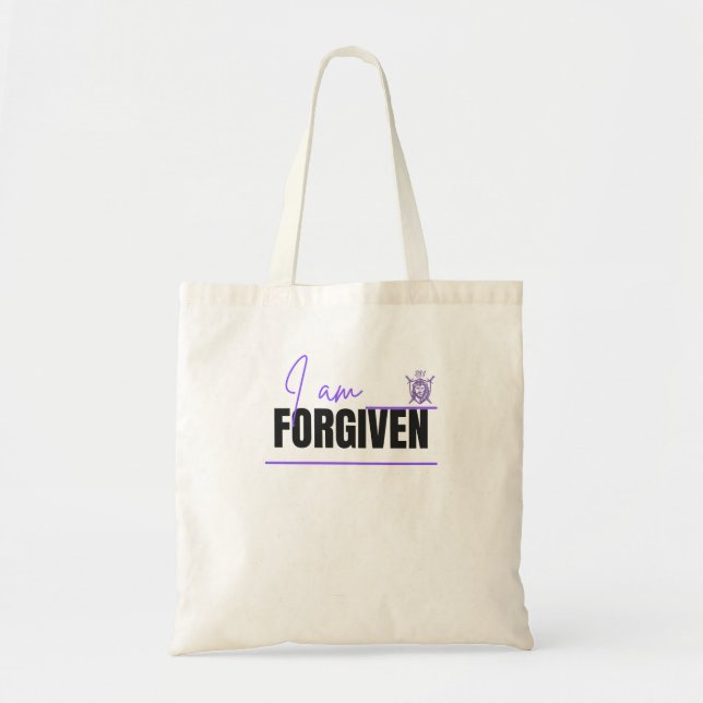 Ich verzeihe mir Christliche Tote Tasche (Vorne)