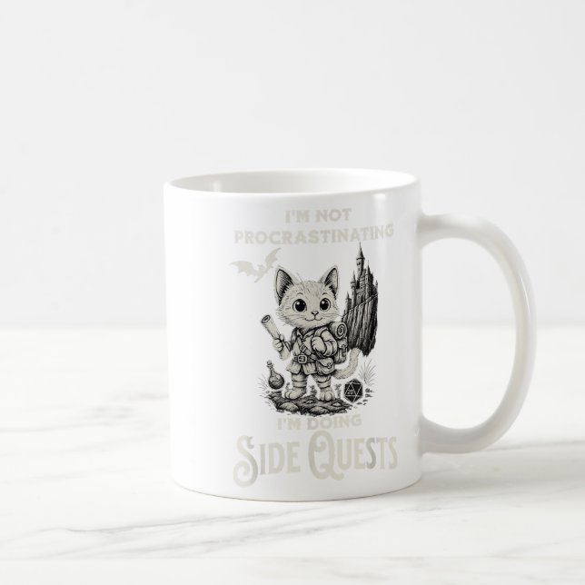 Ich verzögern nicht, dass ich Side Quests RPG mach Kaffeetasse (Rechts)