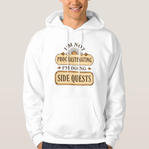 Ich verzögern nicht, ich mache nebenbei Quests Hoodie